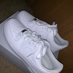 Air Force 1 all white sneakers